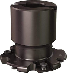 Seco - Shell Mount Connection, 0.5551" Cutting Width, 0.555" Depth of Cut, 2-1/2" Cutter Diam, 3/4" Hole Diam, 6 Tooth Indexable Slotting Cutter - R335.19 Toolholder, 335.19-1204 Insert - Industrial Tool & Supply