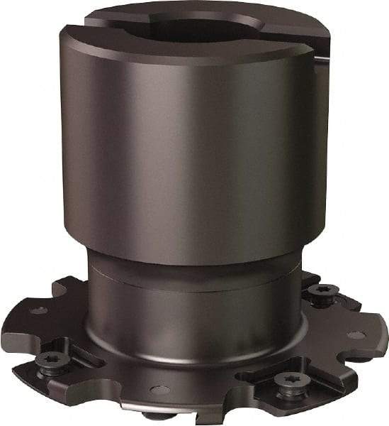 Seco - Shell Mount Connection, 0.5591" Cutting Width, 0.559" Depth of Cut, 2-1/2" Cutter Diam, 3/4" Hole Diam, 8 Tooth Indexable Slotting Cutter - R335.19 Toolholder, 335.19-1102 Insert - Industrial Tool & Supply