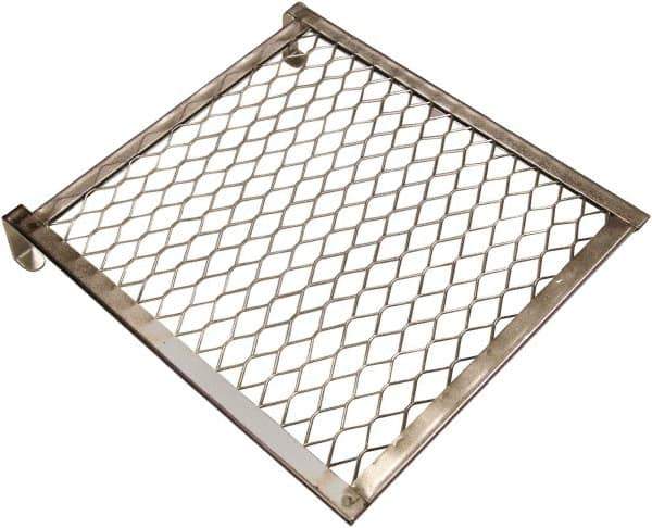 Wooster Brush - 2 Gal Compatible Paint 4-Sided Heavy-Duty Grid - 7" Roller Compatibility, Metal - Industrial Tool & Supply