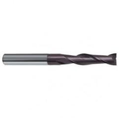 20mm Dia. x 150mm Overall Length 2-Flute Square End Solid Carbide SE End Mill-Round Shank-Center Cut-Firex - Industrial Tool & Supply