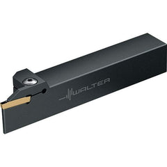 Walter - G1011, External, Left Hand, 32mm Max Depth of Cut, 4mm Min Groove Width, Indexable Grooving Tool Holder - GX24-3E4/F4.. Insert Compatibility, 25mm Shank Height, 0.984" Shank Width, 165mm OAL, Through Coolant - Industrial Tool & Supply