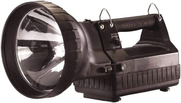 Streamlight - Xenon Bulb, 3,350 Lumens, Spotlight/Lantern Flashlight - Black Plastic Body, 1 12V Battery Included - Industrial Tool & Supply
