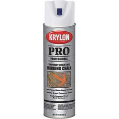 Krylon - 15 fl oz White Marking Chalk - Solvent Base Formula - Industrial Tool & Supply