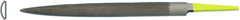 6" INOX Half-Round File, Cut 2 - Industrial Tool & Supply