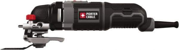 Porter-Cable - 120 Volt Electric Multi Tool Kit - 10,000 to 22,000 RPM, 3 Amps - Industrial Tool & Supply