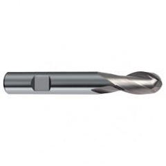 4mm Dia. - 57mm OAL - 30 Helix Bright CBD Ball Nose EM - 2 FL - Industrial Tool & Supply