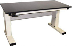 Proline - No Drawers, Work Bench - 1,000 Lb Capacity, Epoxy Resin Top, Light Gray, 30" Wide x 30-1/2" High x 72" Long - Industrial Tool & Supply