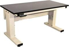 Proline - No Drawers, Work Bench - 1,000 Lb Capacity, Chem-Guard Top, Light Beige, 30" Wide x 30-1/2" High x 72" Long - Industrial Tool & Supply