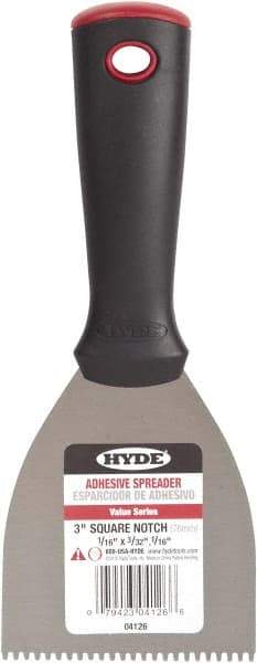 Hyde Tools - Square Margin Trowel - For Ceramic Tile - Industrial Tool & Supply