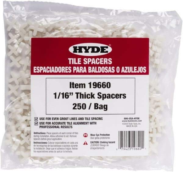 Hyde Tools - Tile Spacer - For Ceramic Tile - Industrial Tool & Supply