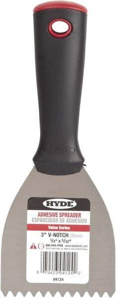 Hyde Tools - V Margin Trowel - For Ceramic Tile - Industrial Tool & Supply