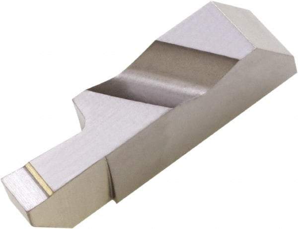 Kyocera - 3094KCGDP Grade TC40, 0.0941" Cutting Width Cermet Grooving Insert - 1/4" Max Depth of Cut, Right Hand, 0.2mm Corner Radius, Uncoated - Industrial Tool & Supply