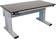 Proline - No Drawers, Work Bench - 1,000 Lb Capacity, Epoxy Resin Top, Light Gray, 30" Wide x 30-1/2" High x 72" Long - Industrial Tool & Supply
