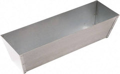 Hyde Tools - 12" Mud Hawk/Pan for Drywall/Plaster Repair - Galvanized Steel - Industrial Tool & Supply