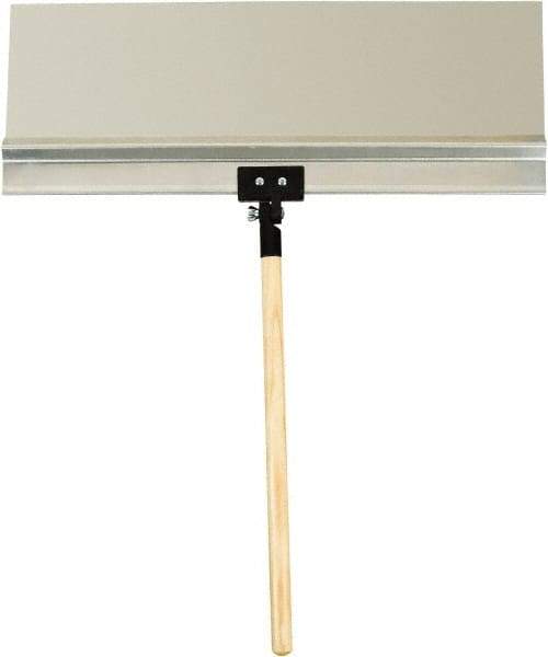 Hyde Tools - 24" Wide Flexible Blade Aluminum Painters Assistant - Stiff, Wood Handle - Industrial Tool & Supply
