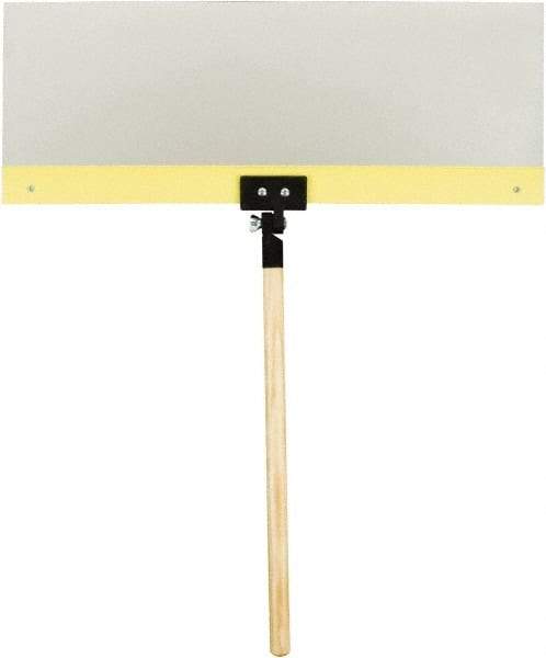 Hyde Tools - 24" Wide Flexible Blade Aluminum Painters Assistant - Flexible, Wood Handle - Industrial Tool & Supply