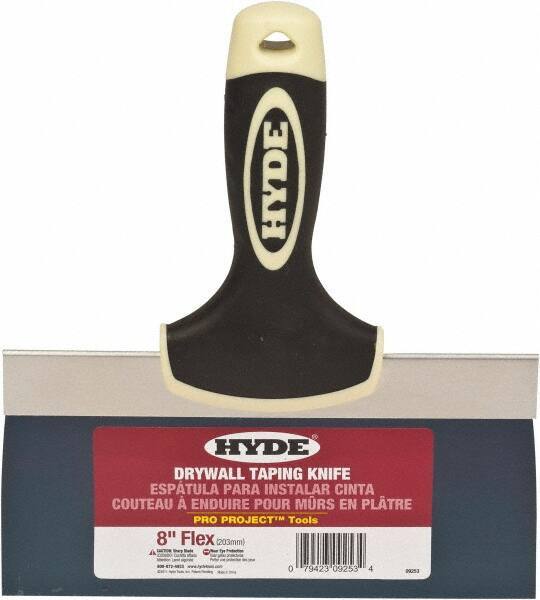 Hyde Tools - 8" Wide Flexible Blade Steel Joint Knife - Flexible - Industrial Tool & Supply