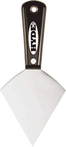 Hyde Tools - 3-1/2" Wide Point Edge Blade Steel Joint Knife - Stiff, Nylon Handle - Industrial Tool & Supply