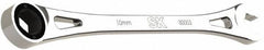 SK - 10mm 6 Point Combination Wrench - 7-3/4" OAL, Steel, Full Polish Finish - Industrial Tool & Supply