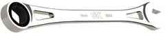 SK - 15mm 6 Point Combination Wrench - 10" OAL, Steel, Full Polish Finish - Industrial Tool & Supply