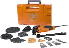 Fein - 120 Volt Electric Multi-Tool Kit - 10,000 to 19,500 RPM, 3 Amps - Industrial Tool & Supply