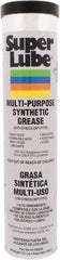 Synco Chemical - 14.1 oz Cartridge Synthetic Lubricant w/PTFE General Purpose Grease - Translucent White, Food Grade, 450°F Max Temp, NLGIG 000, - Industrial Tool & Supply