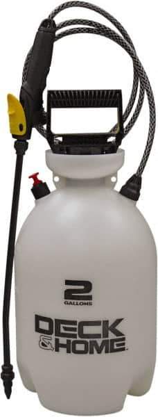 Smith Performance Sprayers - 2 Gal Chemical Safe Garden Hand Sprayer - Use with Cleaners/Degreasers, Polyethylene Tank, Funnel Mouth, Reinforced Hose - Industrial Tool & Supply