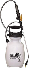 Smith Performance Sprayers - 1 Gal Chemical Safe Garden Hand Sprayer - Use with Cleaners/Degreasers, Polyethylene Tank, Funnel Mouth, Reinforced Hose - Industrial Tool & Supply