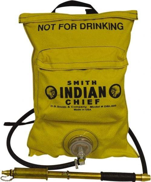 Smith Indian - 5 Gal Chemical Safe Garden Fire Pump - Vinyl Tank, Wide Mouth, Reinforced Hose - Industrial Tool & Supply