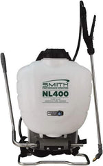 Smith Performance Sprayers - 4 Gal Chemical Safe Garden Backpack Sprayer - Polyethylene Tank, Wide Mouth, Reinforced Hose - Industrial Tool & Supply