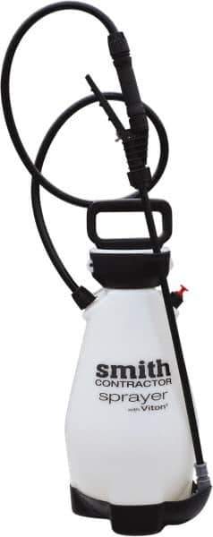 Smith Performance Sprayers - 2 Gal Chemical Safe Garden Hand Sprayer - Use with Cleaners/Degreasers, Polyethylene Tank, Funnel Mouth, Reinforced Hose - Industrial Tool & Supply