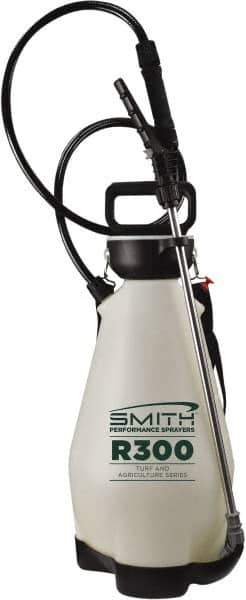 Smith Performance Sprayers - 3 Gal Chemical Safe Garden Hand Sprayer - Use with Cleaners/Degreasers, Stainless Steel Tank, Funnel Mouth, Reinforced Hose - Industrial Tool & Supply