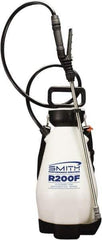 Smith Performance Sprayers - 2 Gal Chemical Safe Garden Hand Sprayer - Use with Cleaners/Degreasers, Polyethylene Tank, Funnel Mouth, Reinforced Hose - Industrial Tool & Supply