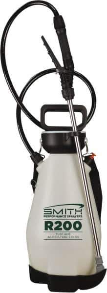 Smith Performance Sprayers - 2 Gal Chemical Safe Garden Hand Sprayer - Use with Cleaners/Degreasers, Polypropylene Tank, Wide Mouth, Reinforced Hose - Industrial Tool & Supply