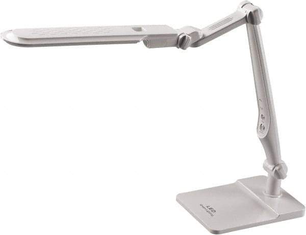 Electrix - 22 Inch, Articulated, Clamp Mounted, LED, White, Desk Light - 10 Watt, 100 to 120 Volt, Nonmagnifying - Industrial Tool & Supply