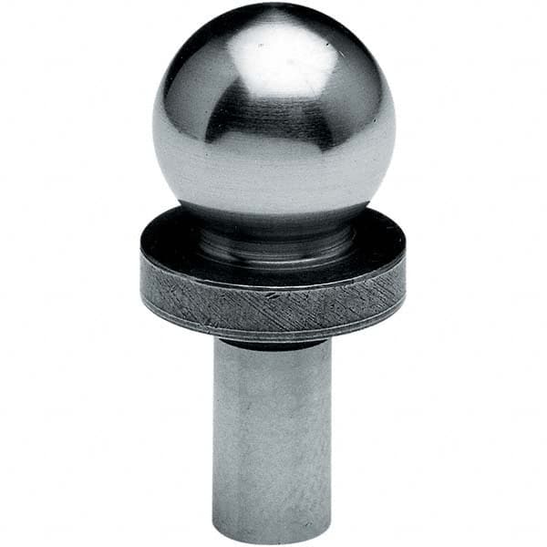 TE-CO - 11/16" Ball Diam, 3/8" Shank Diam, Alloy Steel Inspection Tooling Ball - Industrial Tool & Supply