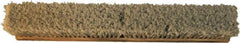 O-Cedar - 18" Fine Particle Synthetic Push Broom - 3" Bristle Length, Wood Block, Threaded Handle Connection, Handle Sold Separately - Industrial Tool & Supply