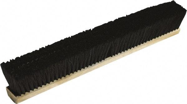 O-Cedar - 24" Combo Duty Polypropylene/Steel Wire Center Push Broom - 3" Bristle Length, Wood Block, Threaded Handle Connection, Handle Sold Separately - Industrial Tool & Supply