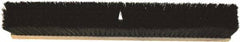 O-Cedar - 36" Medium Duty Polypropylene Push Broom - 3" Bristle Length, Wood Block, Threaded Handle Connection, Handle Sold Separately - Industrial Tool & Supply