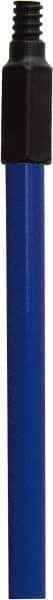 O-Cedar - 60 x 1" Fiberglass Squeegee Handle - Threaded Connection, Blue - Industrial Tool & Supply