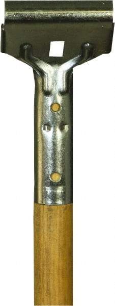 O-Cedar - 62 x 1" Wood Squeegee Handle - Bolt-On Connection, Tan - Industrial Tool & Supply