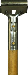 O-Cedar - 62 x 1" Wood Squeegee Handle - Bolt-On Connection, Tan - Industrial Tool & Supply