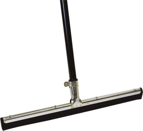 O-Cedar - 18" Rubber Blade Floor Squeegee - Threaded End, Metal Holder - Industrial Tool & Supply