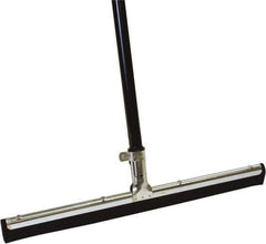 O-Cedar - 18" Rubber Blade Floor Squeegee - Threaded End, Metal Holder - Industrial Tool & Supply