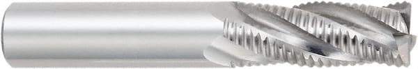 OSG - 3/32", 3/8" LOC, 1/8" Shank Diam, 1-1/2" OAL, 4 Flute, Solid Carbide Square End Mill - Single End, Uncoated, 30° Helix, Centercutting, Right Hand Cut, Right Hand Flute - Industrial Tool & Supply