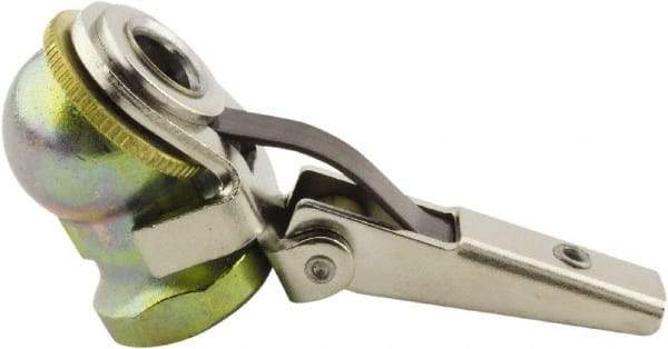 Milton - 150 Max psi Closed Check Zinc Air Chuck - Clip On Chuck, 1/4 FNPT - Industrial Tool & Supply