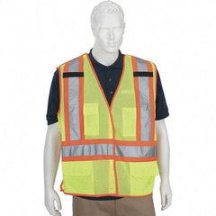 PIP - High Visibility Vest - CLS2 YLW XLRG HI-VIS BREAKAWAY SFTY VST - Industrial Tool & Supply