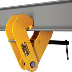 Harrington Hoist - Lifting Clamps Type: Beam Clamp Minimum Grip (Inch): 0.8280 - Industrial Tool & Supply