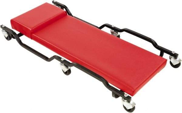 Whiteside - 570 Lb Capacity, 6 Wheel Creeper - Steel, 40" Long x 4" High x 17" Wide - Industrial Tool & Supply