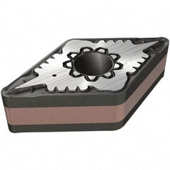 Iscar - DNMG441 F3M Grade IC807 Carbide Turning Insert - TiAlN/TiN Finish, 55° Diamond, 12.7mm Inscr Circle, 6.35mm Thick, 0.4mm Corner Radius - Industrial Tool & Supply